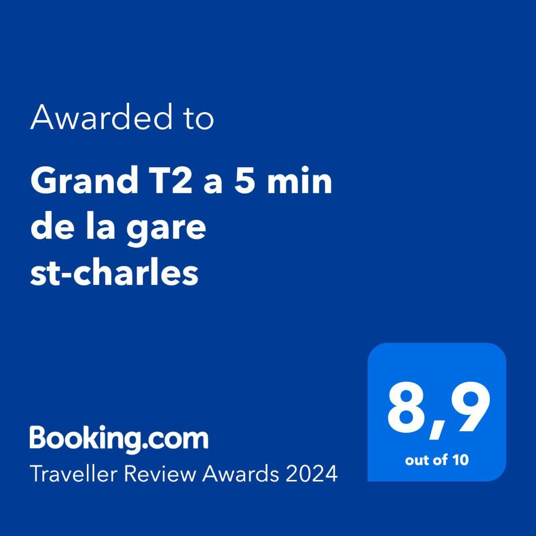 Grand T2 Climatise A 5 Min De La Gare St-Charles - Vieux Port Apartment Marseille Ngoại thất bức ảnh
